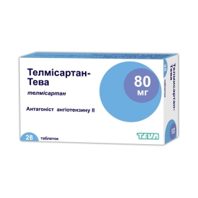 ТЕЛМИСАРТАН-ТЕВА табл. 80 мг №28