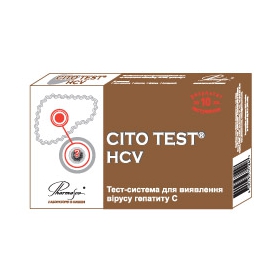 ТЕСТ CITO TEST HCV для визначення ВІРУСУ ГЕПАТИТУ C