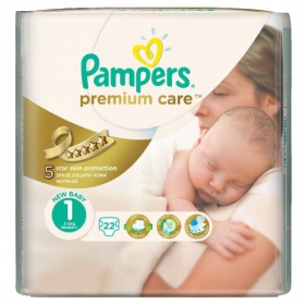 ПОДГУЗНИКИ ДЕТСКИЕ PAMPERS PREMIUM CARE newborn №22