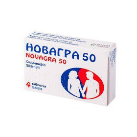 НОВАГРА табл. 50 мг №4