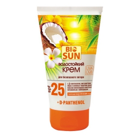 КРЕМ BIO SUN водостійкий для безпечної засмаги SPF25 150мл