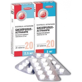 БИСОПРОЛОЛ-АСТРАФАРМ табл. 5 мг №30