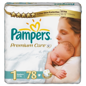 ПОДГУЗНИКИ ДЕТСКИЕ PAMPERS PREMIUM CARE newborn №78