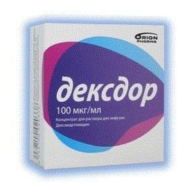 ДЕКСДОР концентрат для інфузій 100мкг/мл амп. 2мл №5