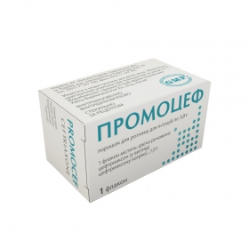 ПРОМОЦЕФ порошок для ин. 1000 мг фл. №5
