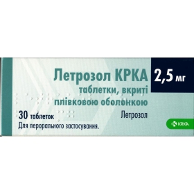 ЛЕТРОЗОЛ КРКА табл. п/о 2,5 мг №30