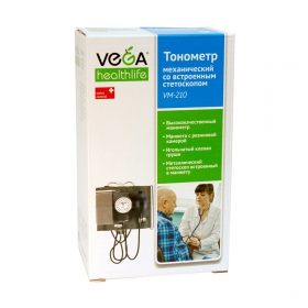 ТОНОМЕТР вимірювач артеріального тиску механічний ВЕГА «VEGA» VM-210