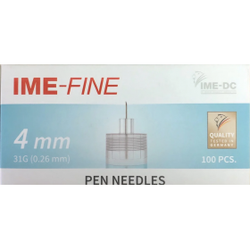ГОЛКА IME-FINE одноразові стерильні для ШПРИЦ-РУЧОК 31Gх4мм №100