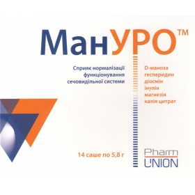 МАНУРО гранули для орального розчину саше 5,8г №14