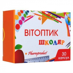 ВИТОПТИК ШКОЛЬНИК капс. 450 мг №30