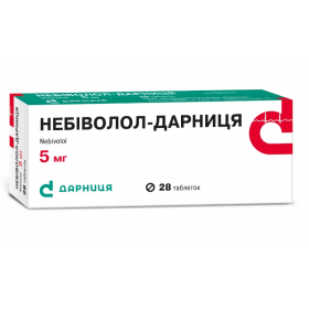 НЕБИВОЛОЛ-ДАРНИЦА табл. 5 мг №28