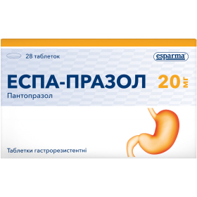 ЕСПА-ПРАЗОЛ табл. 20мг №28