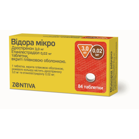 ВІДОРА МІКРО табл. 3мг+0,02мг №84