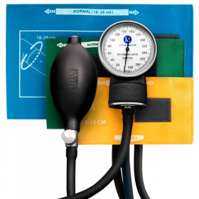 ТОНОМЕТР вимірювач артеріального тиску LD-80 без фонендоскопу з 3 дитячими манж. 7-12,11-19,18-26см