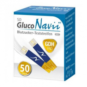 ТЕСТ смужки для визначення рівня глюкози в крові GLUCONAVII GDH STANDART №50