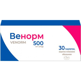 ВЕНОРМ табл. 500 мг №30