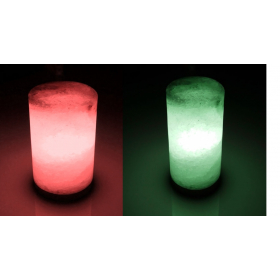 ЛАМПА соляна SALTKEY свічка (червона, зелена)
