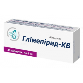ГЛИМЕПИРИД-КВ табл. 4 мг блистер №30