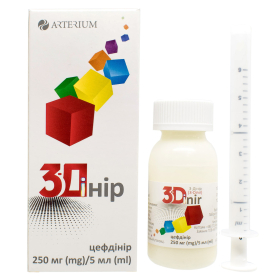 3-ДИНИР порошок для орал. сусп. 250мг/5мл 60мл