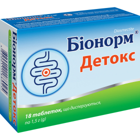 БИОНОРМ ДЕТОКС табл. диспергируемые 1,5г №18