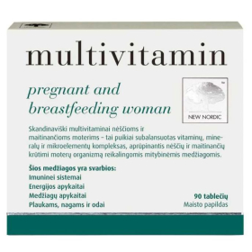МУЛЬТИВИТАМИНЫ для беременных и кормящих женщин MULTIVITAMIN PREGNANT AND BREASTFEEDING табл. №90