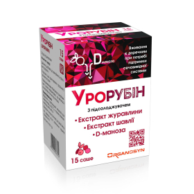 УРОРУБІН порошок для орального розчину саше №15