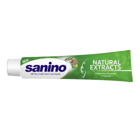 ЗУБНАЯ паста SANINO NATURAL EXTRACTS 90мл