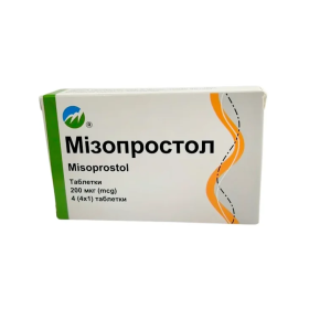 МИЗОПРОСТОЛ табл. 200мкг №4