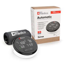 ТОНОМЕТР ИЗМЕРИТЕЛЬ АРТЕРИАЛЬНОГО ДАВЛЕНИЯ АВТОМАТИЧЕСКИЙ «PROMEDICA» sense