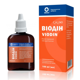 ВИОДИН раствор накожный 100мг/мл 1л