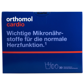 ОРТОМОЛ Orthomol Cardio гранулы + капсулы + таблетки курс 30 дней