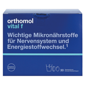 ОРТОМОЛ Orthomol Vital F гранулы со вкусом грейпфрута 30 саше + 30 капсул + 30 таблеток курс 30 дней